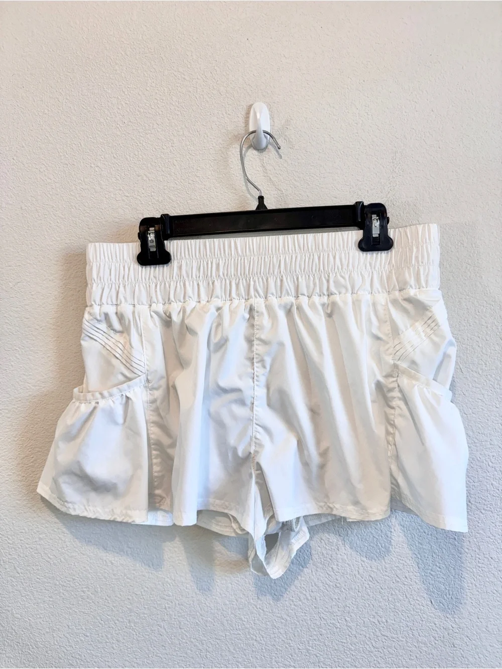 Free People Get Your Flirt On Skort White Tenniscore Athleisure Pocket L G87 - Picture 2 of 9